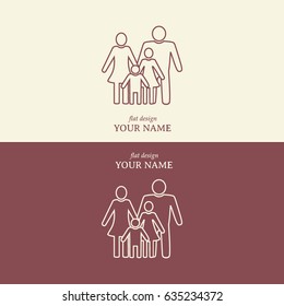 Line icon- a family