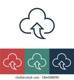 Line icon fast download from cloud