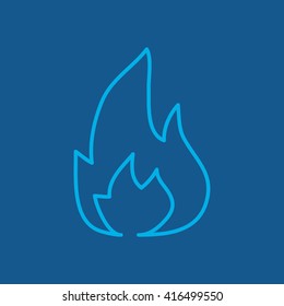Line icon- Fire
