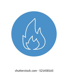 Line icon- Fire