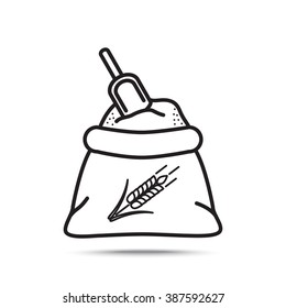 Line icon- flour