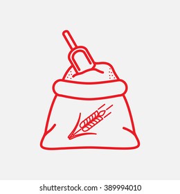 Line icon- flour