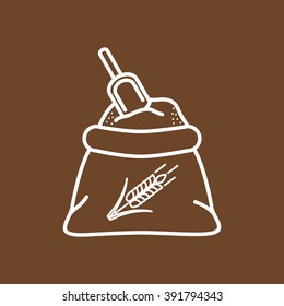 Line icon- flour
