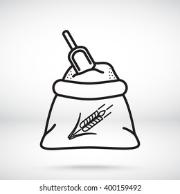 Line icon- flour