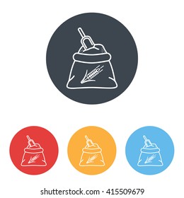 Line icon- flour