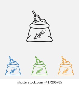 Line icon- flour