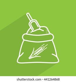 Line icon- flour