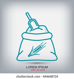 Line icon- flour