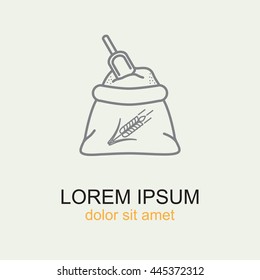 Line icon- flour