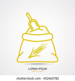 Line icon- flour