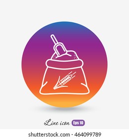 Line icon- flour