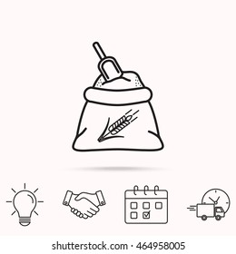 Line icon- flour