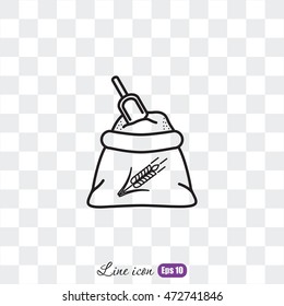 Line icon- flour