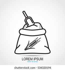 Line icon- flour