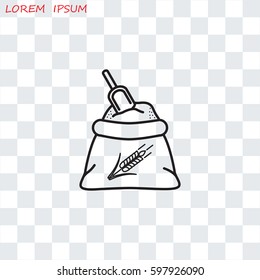 Line icon- flour