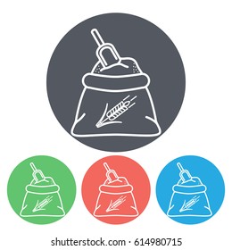 Line icon- flour