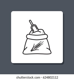 Line icon- flour