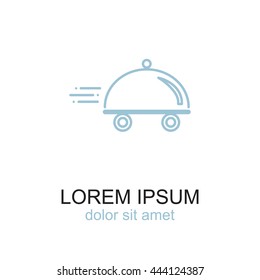 Line icon- food delivery