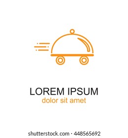 Line icon- food delivery