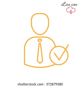 Line icon- friend