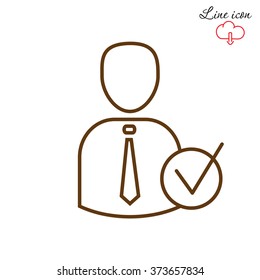 Line icon- friend