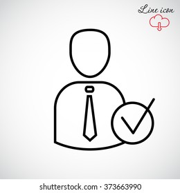Line icon- friend