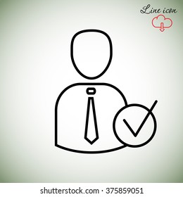 Line icon- friend