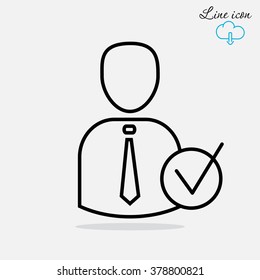 Line icon- friend