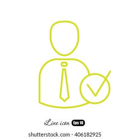 Line icon- friend