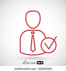 Line icon- friend
