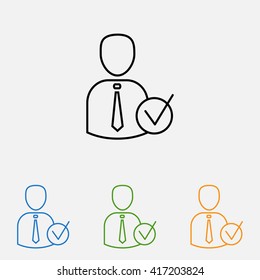 Line icon- friend