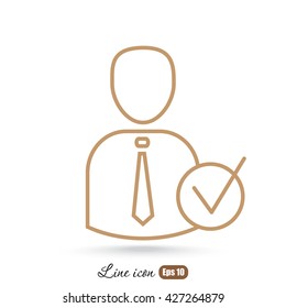 Line icon- friend