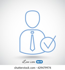Line icon- friend