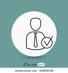 Line icon- friend