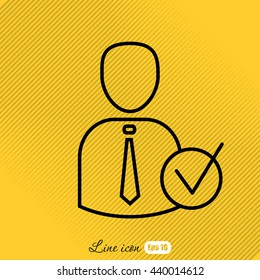 Line icon- friend