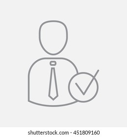Line icon- friend
