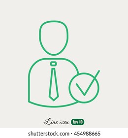 Line icon- friend