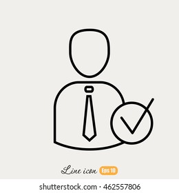 Line icon- friend