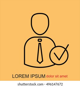 Line icon- friend