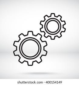 Line icon-  gears