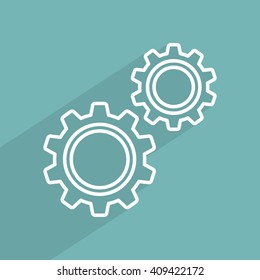 Line icon-  gears