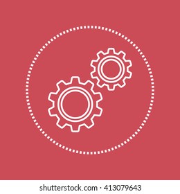Line icon-  gears