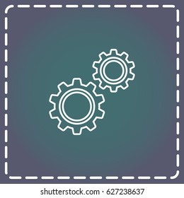 Line icon-  gears