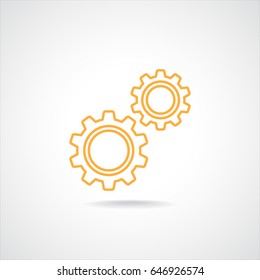 Line icon-  gears