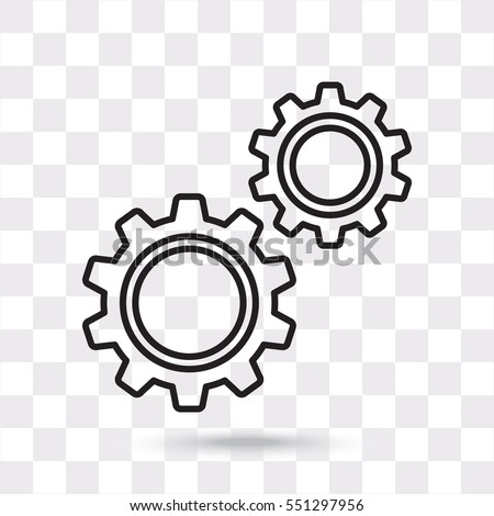 Line icon-  gears