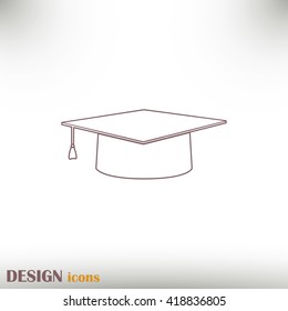 Line icon- Graduation cap