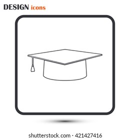 Line icon- Graduation cap