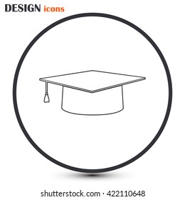 Line icon- Graduation cap