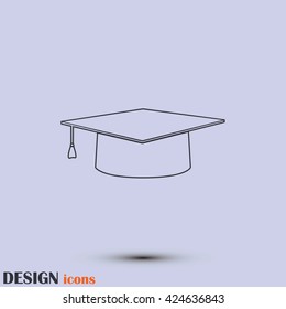 Line icon- Graduation cap