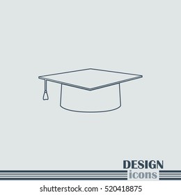 Line icon- Graduation cap